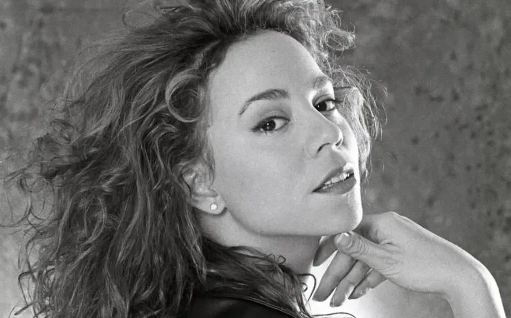 Mariah Carey em foto para a Billboard, durante período de promoção de "Emotions"