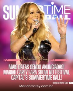 Mariah Carey anuncia novas datas de shows em Londres