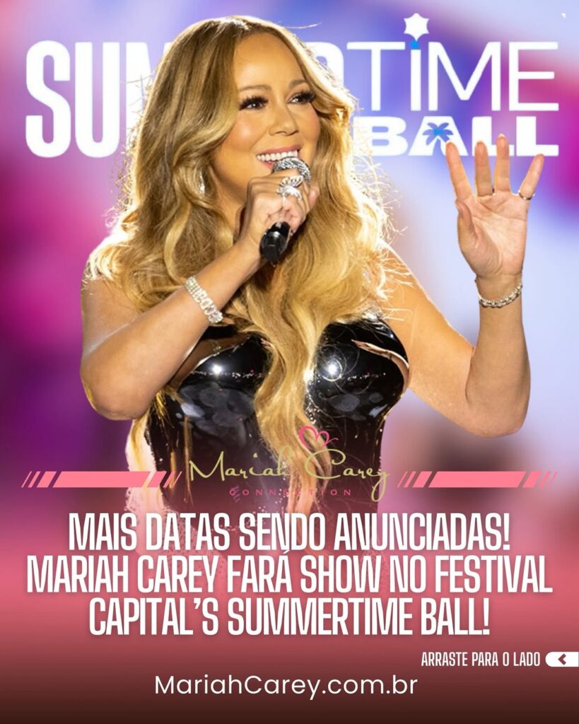 Mariah Carey anuncia novas datas de shows em Londres