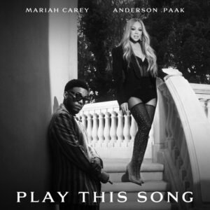 Capa do single Play This Song, de Mariah Carey com Anderson .Paak